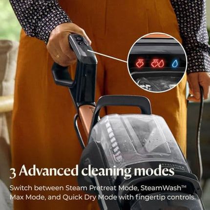 FAULTY BISSELL Revolution HydroSteam Pet Carpet Cleaner, Upright Deep Cleaner, H