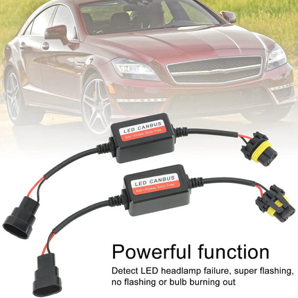 2PCS Headlight Decoder 12V 4A Error Code Warning Canceller for 9005 9006 9012 Pl