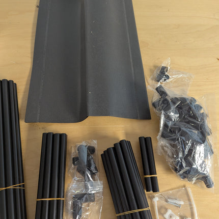 SONGMICS 4-Tier Shoe Rack, Shoe Storage Organizer with Metal Frame, Black ULSR00