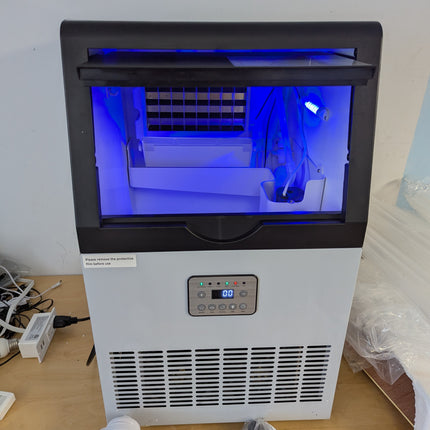 (Slightly Bent) Zomagas 90 LBS/24H Commercial Ice Maker Machine, Undercounter