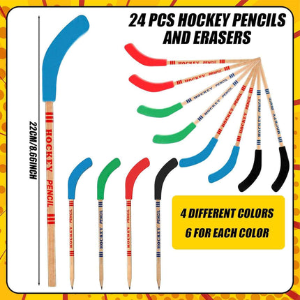 Kisston 48 Pcs Hockey Party Favors Include 24 Mini Notebooks Sports Notepads and
