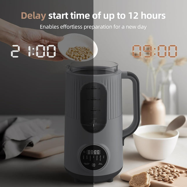 Zopehan Nut Milk Maker,35oz(1000ml) Automatic Soy Milk Maker for Homemade Almond