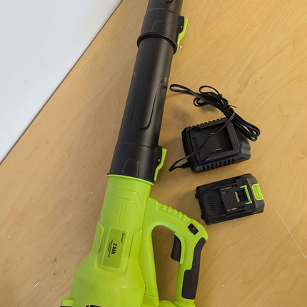 GREENER 21V Leaf Blower Cordless - 430CFM/135MPH 6 Speed Modes Electric Leaf Blo