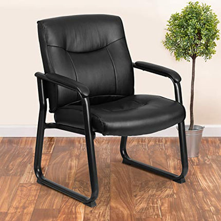Flash Furniture GO-2136-GG HERCULES Series Big & Tall 500 Lb. Capacity Black Lea