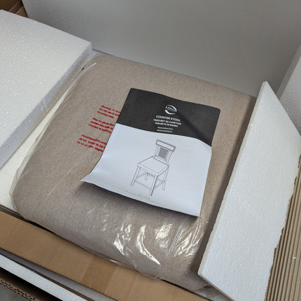 Linon Rylan 26" Counter Stool, Beige