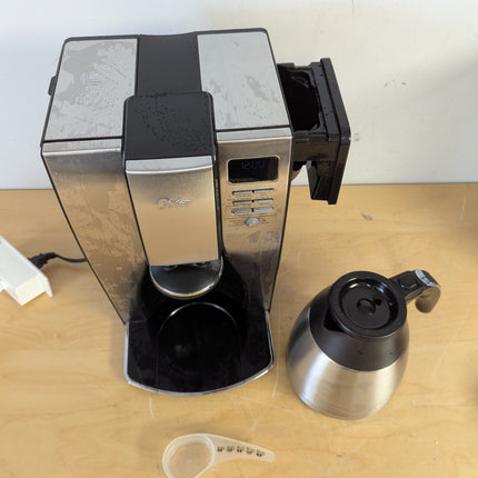 Oster 10-Cup Stainless Steel Thermal Coffee Maker, Heat-Retaining Carafe Drip Coffee Machine for Home & Office Brewing