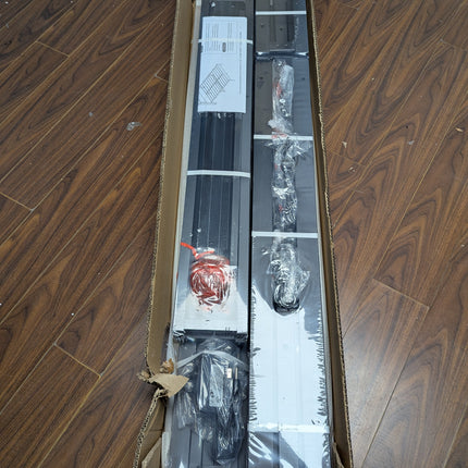 BOFENG Full Size Bed Frame with Upholstered Storage Headboard,USB Charging Stati