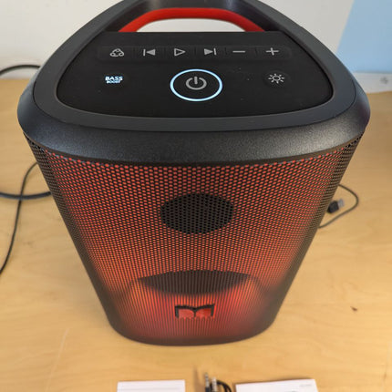 Monster Sparkle Bluetooth Speaker Loud, 120W Peak Portable Speaker with Powerful