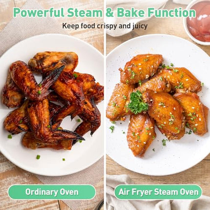 Secura Multifunction Air Fryer Steam Oven, 13 Quart Compact Oven with Convection