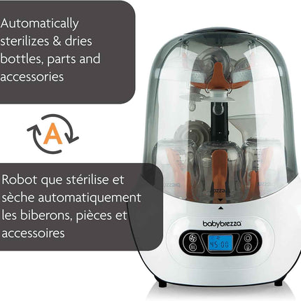 Baby Brezza Baby Bottle Sterilizer and Dryer Machine – Electric Steam Sterilizat