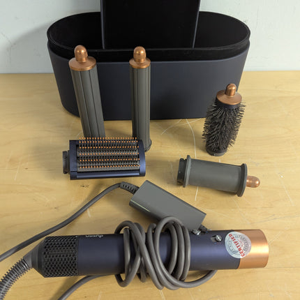 Dyson Airwrap™ Multi-Styler Long Complete for Long Hair, Blue/Copper, 5 Attachments (No Firm Brush)