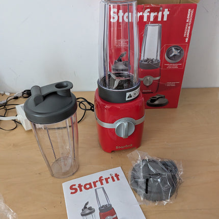 Starfrit Personal Blender - Two 828ml Cups - Two Blades - High, Low & Pulse Mode