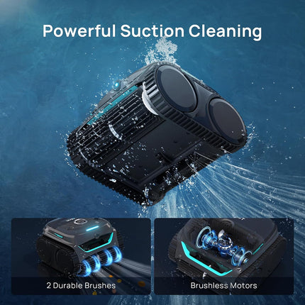 WYBOT C2 Vision Cordless Pool Cleaner (2026) with AI Camera, 8 Cleaning Modes, HEPA Filter & App Control