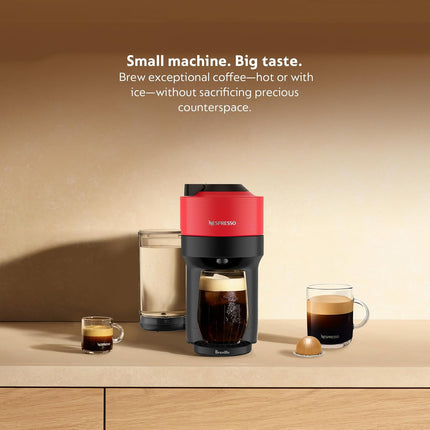 Coffee and Espresso Machine by Breville Nespresso Vertuo Pop+
