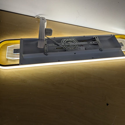 Becailyer 72W Dimmable LED Ceiling Light, 31.4" Modern Ceiling Lamp, Gold Metal