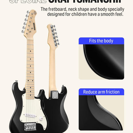 Donner 30 Inch Electric Guitar Kid Beginner Kit ST Style Mini Size ST Electric G