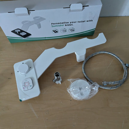 SAMODRA Bidet Attachment Non-Electric Cold Water Bidet Toilet Seat Attachment wi
