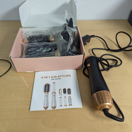 Blow Dryer Brush 5 in 1, Negative Ion Hair Dryer Brush Set Air Styler Curling Wr
