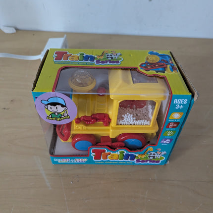 Light Up Train Toy for Toddlers, Transparent Car Toy for Kids with Cool Light an