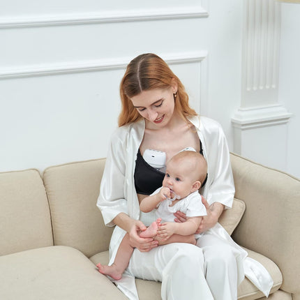 Bellababy Wearable Breast Pump Hands Free, Low Noise Pain Free, 4 Modes 6 Levels