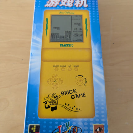 1 Pcs Brick Game Console Large Screen Handheld Games Electronic Games Build in 2
