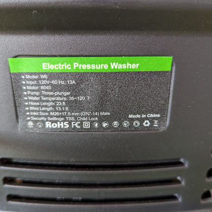 Pressure Washer, 4000PSI 2.6 GPM Max Power Washer with Foam Cannon 23FT Hose PAT