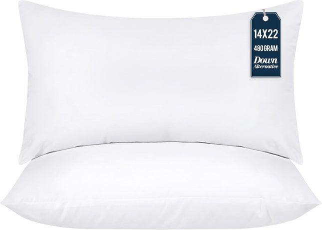 Utopia Bedding Throw Pillows, 14 x 22 Inches Indoor Decorative Pillow Insert for