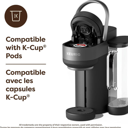 Keurig K-Crema Single Serve K-Cup Pod Coffee Maker, Black
