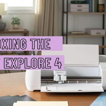 Cricut Explore Cutting Machine with Vinyl and Iron-On Sheets Bundle