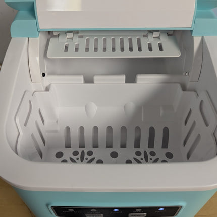 Ecozy Countertop Ice Maker, Portable, Self-Cleaning, 9 Bullet Ice Cubes in 6 Min