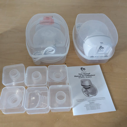 Bellababy Hands-Free Breast Pumps Wearable Upgraded with 17mm, 19mm, 21mm Insert