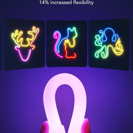 Govee Neon Lights, RGBIC Neon Rope Light 2 Works with Matter, Alexa, Google Assi