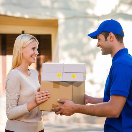 RLAVBL 9x6x2 Shipping Boxes Set of 50, White Corrugated Cardboard Box for Packin