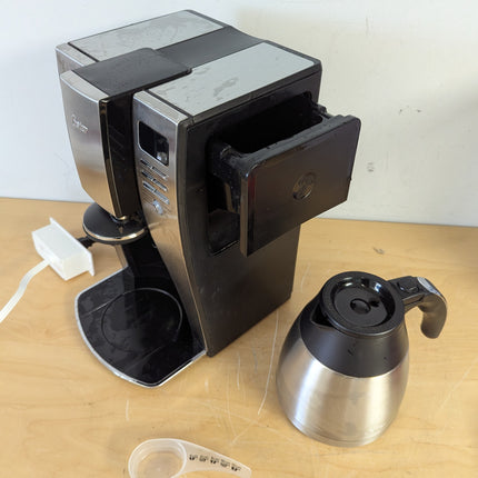 Oster 10-Cup Stainless Steel Thermal Coffee Maker, Heat-Retaining Carafe Drip Coffee Machine for Home & Office Brewing