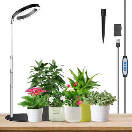 (Soil only) Aokrean Grow Lights, Full Spectrum Plant Light for Indoor Plants, 2