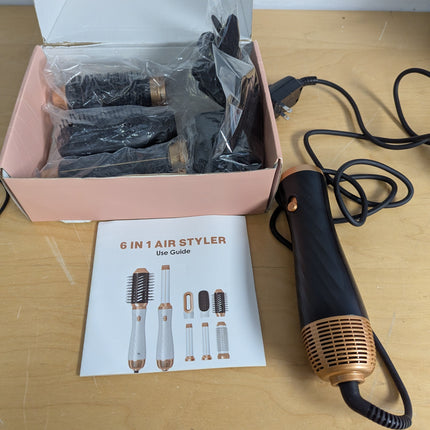 Blow Dryer Brush 5 in 1, Negative Ion Hair Dryer Brush Set Air Styler Curling Wr