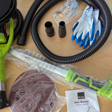 PTS Drywall Sander, 8.5A Electric Drywall Sander with Vacuum Dust Collection, 5