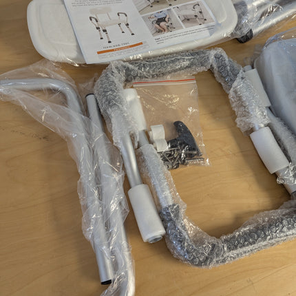 Sangohe Shower Chair for Inside Shower - Heavy Duty Shower Seat with Back - Heig