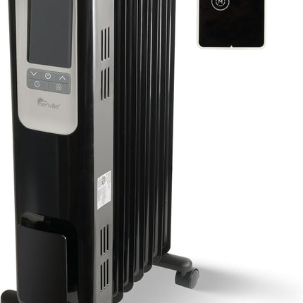 Senville 1500W Oil Filled Radiator Heater for Indoor Use, Space Heater, 3 Heat &