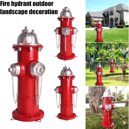 Fire Hydrant Ornaments Resin Crafts Lawn Outdoor Courtyard Hydrant Ornaments Tra