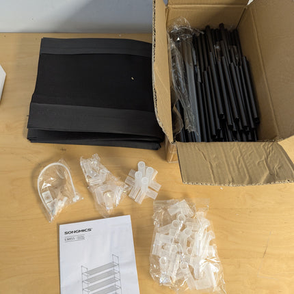 SONGMICS 5-Tier Shoe Rack, Shoe Storage for Hallway Closet, Slim and Space-Savin