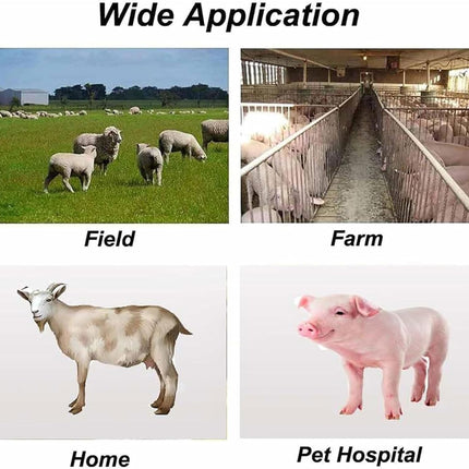 Veterinary Ultrasound Scanner Kit for Cattle, Horses, Pigs & Sheep, Portable Handheld Vet Scanner with Waterproof Probe