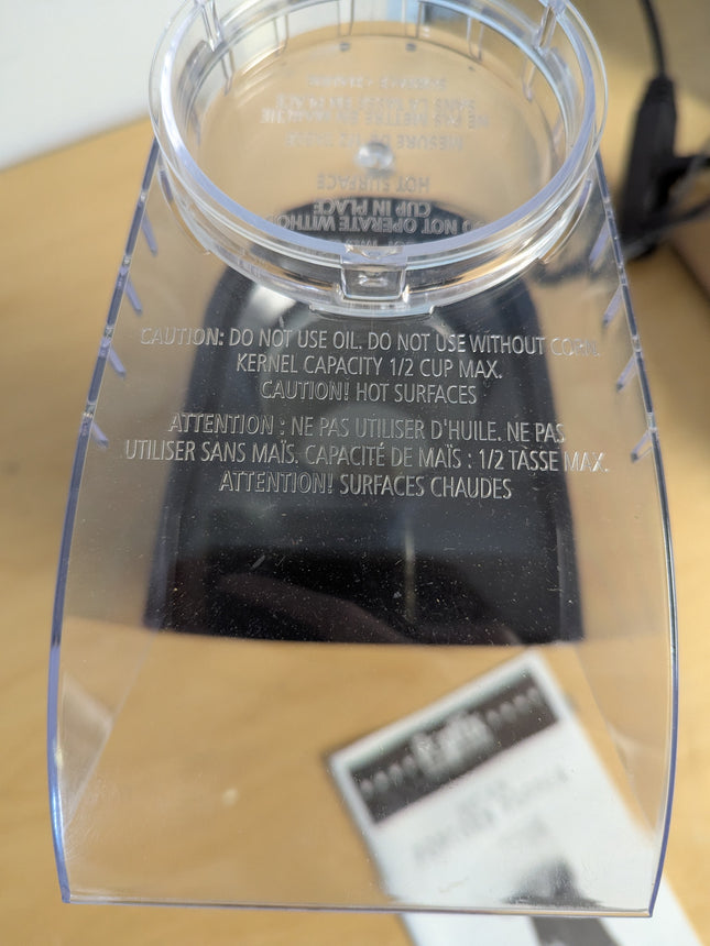 Popflix Hot Air Popcorn Popper No Oil Required https://a.co/d/3b6XEfo