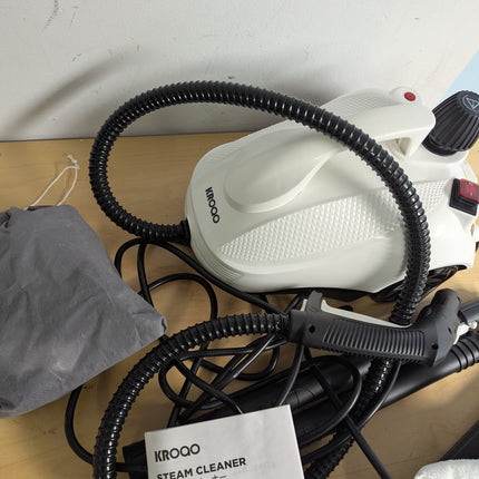 KROQO Steam Cleaner, Steamer with 23 Accessories, Powerful Multipurpose Portable