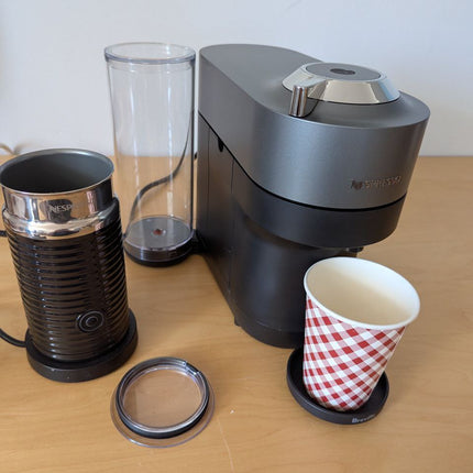 Nespresso Vertuo Pop+ Coffee and Espresso Machine by Breville - Dark Grey