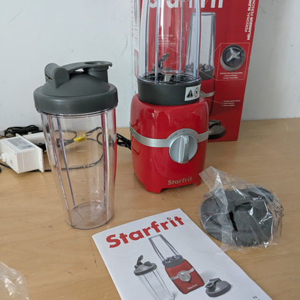 Starfrit Personal Blender - Two 828ml Cups - Two Blades - High, Low & Pulse Mode