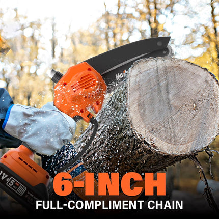 MAXLANDER 2-IN-1 Cordless Pole Saw & Mini Chainsaw