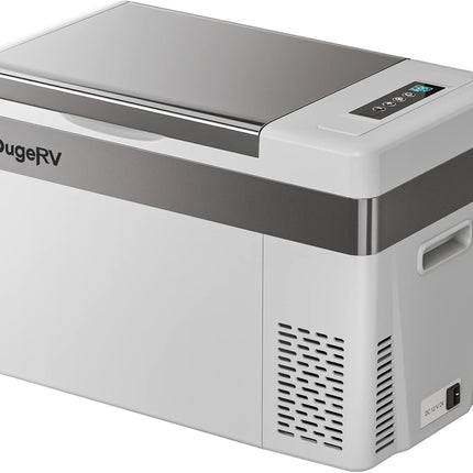 BougeRV 12 Volt Refrigerator With Cover 12V Car Fridge 30 Quart Portable Freezer