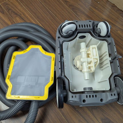 INTEX 28006E ZX100 Pressure-Side Automatic Above Ground Pool Cleaner with 21 ft Hose & Large Debris Tray