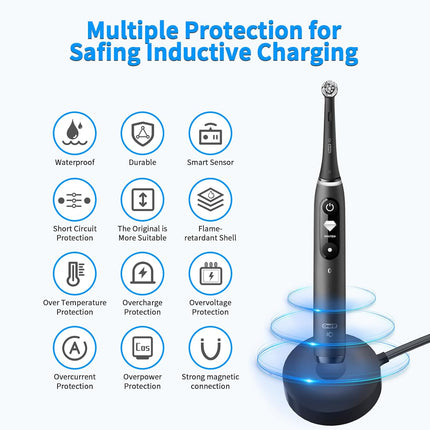Charger for Oral B iO iO7 iO8 iO9 Electric Toothbrush, Model 3768 Magnetic Repla